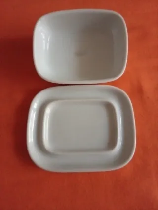 Porta burro Porcellana Bianca