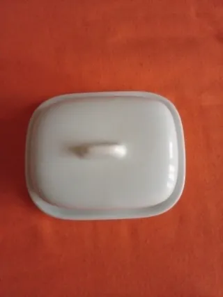 Porta burro Porcellana Bianca