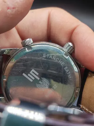 Reloj LIP Hombre Plata y Amarillo