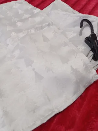 Servilletas de tela con diseño de árbol de navidad