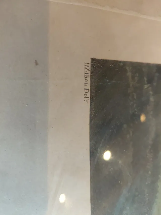 Cuadro antiguo carrera caballos