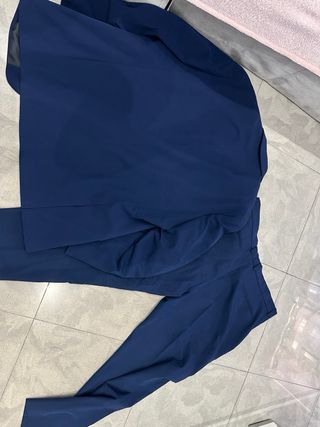 Traje Zara Azul Marino