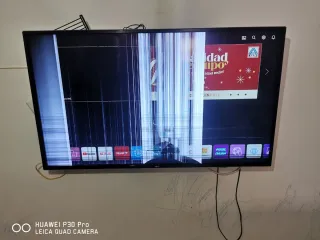 LG 49 TV Pantalla Rota para reparar o piezas