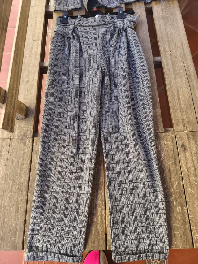 Traje de chaqueta a cuadros