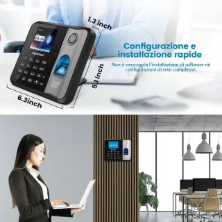 Lettore Presenze HapAttend con Impronta Digitale e
