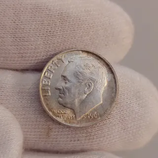 Moneda de Plata USA 1961