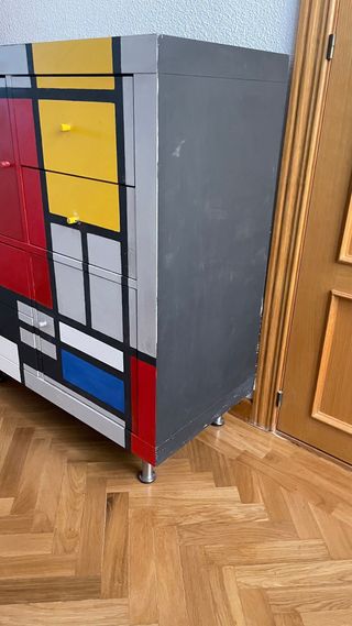 Estantería Ikea Kallax 77x77 customizada