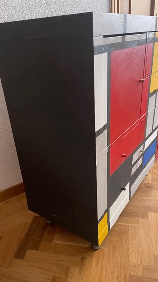 Estantería Ikea Kallax 77x77 customizada