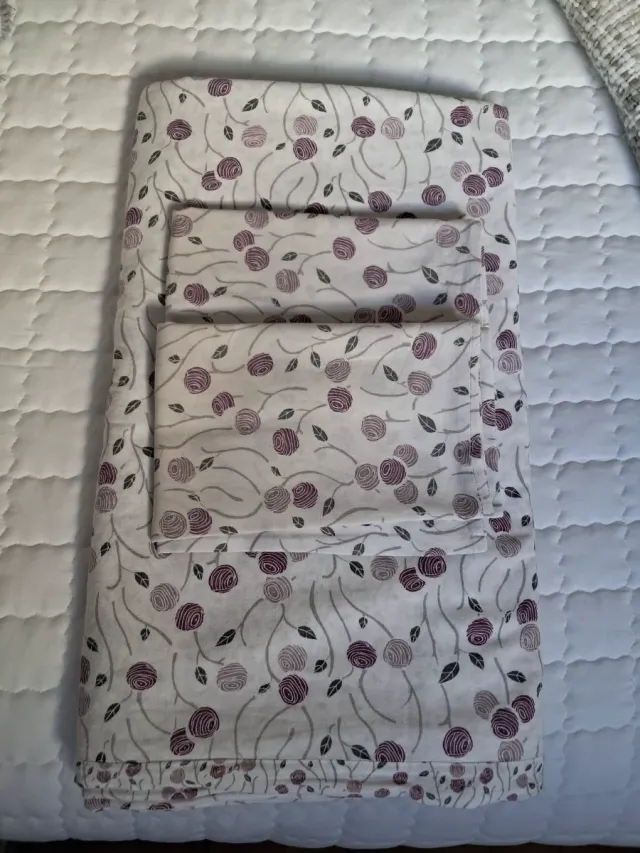 Fodera nordica Ikea con stampa floreale