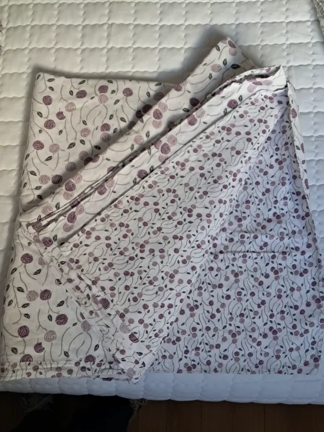 Fodera nordica Ikea con stampa floreale