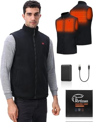 Chaleco Calefactable Negro 3 Niveles