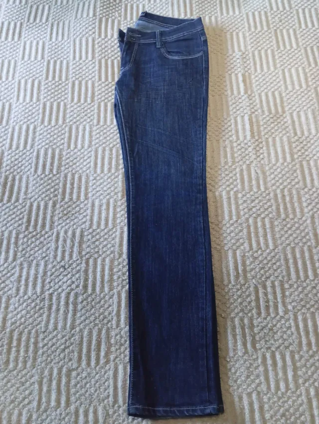 Vaqueros mujer azules elástico