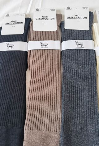 5 pares Calcetines lana para mujer talla 35-40