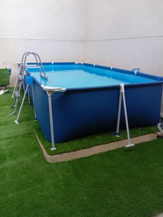 Piscina Bestway Rectangular Azul