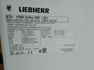 Nevera Liebherr blanca