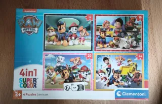 Puzzle Patrulla Canina 4 en 1 Clementoni