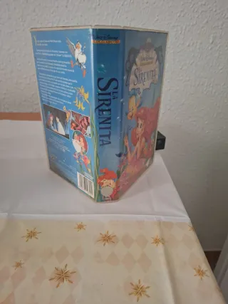 La Sirenita VHS Clásicos Disney Español
