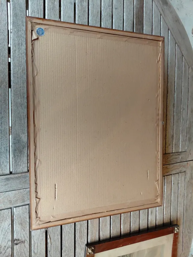 Plano antiguo Madrid enmarcado