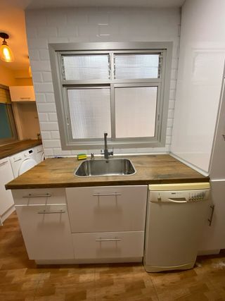 Muebles de cocina blanco brillo