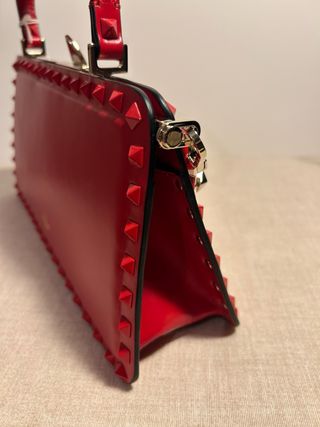 Borsa Valentino Rossa con borchie