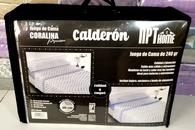 Set Lenzuola Coralina per Letto 135 Calderón