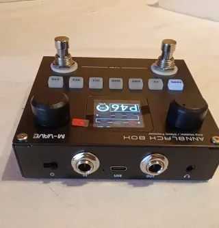 Processore effetti ANNBLACK M-VAVE, nuovo, con manuale e cavo