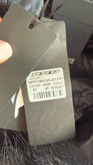 Piumino RRD donna neoprene/piuma blu taglia 40