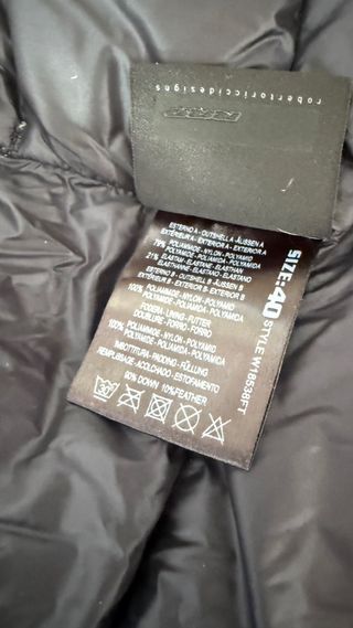 Piumino RRD donna neoprene/piuma blu taglia 40