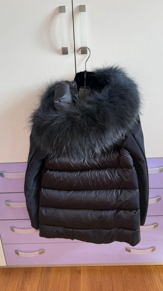 Piumino RRD donna neoprene/piuma blu taglia 40