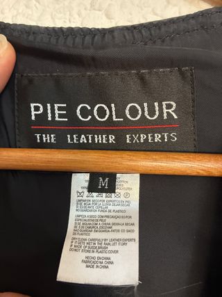 Chaleco de cuero Biker con parches