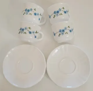 Set da caffè per 4 Arcopal Myosotis