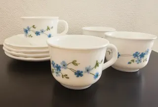 Set da caffè per 4 Arcopal Myosotis