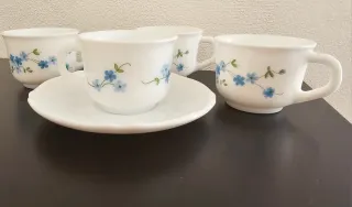 Set da caffè per 4 Arcopal Myosotis