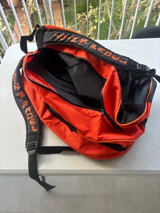 Paletero Padel negro-naranja