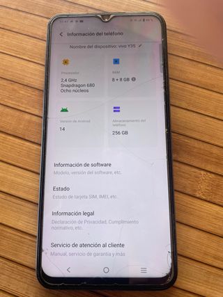 Telefono Vivo Blu Marina