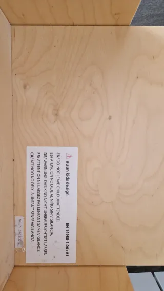 Trona evolutiva madera y cojines