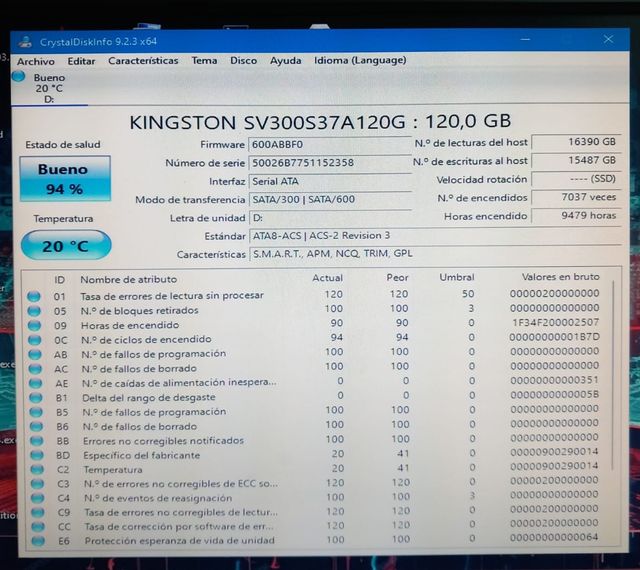 SSD 120GB Kingston SSDNow V300