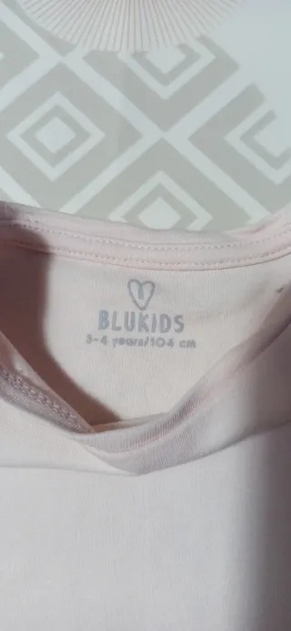 Maglia intima bimba rosa e bianca