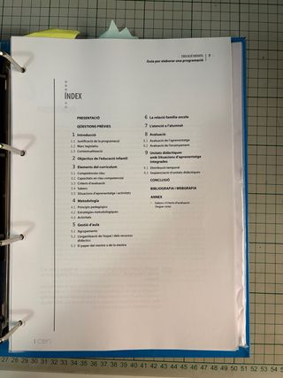 Temario oposcicones educación infantil CEN