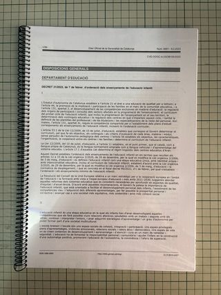 Temario oposcicones educación infantil CEN