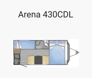 Caravana Across Arena 430 CDL
