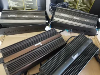 4 Balastros Omega 600W Black