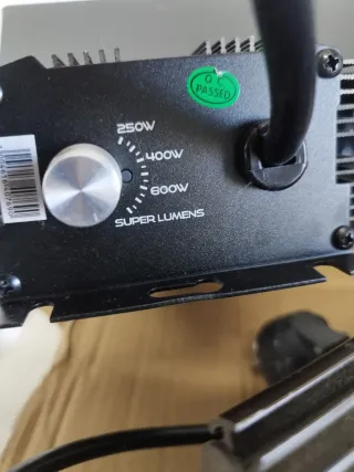 4 Balastros Omega 600W Black