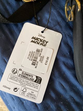 Borsa Disney Mickey Mouse nera