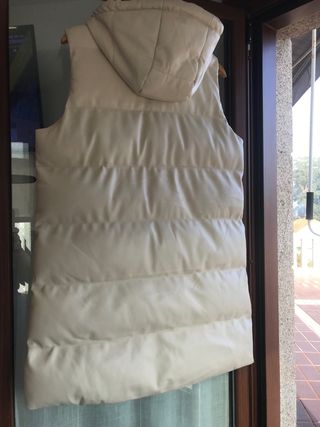 Chaleco TL Mujer Crema Talla Única Sin Estrenar