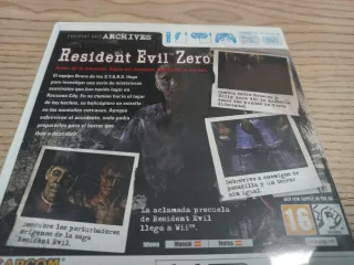 Resident Evil Zero Wii PAL ESPAÑA