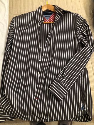 Camicia Tommy Hilfiger a righe cotone