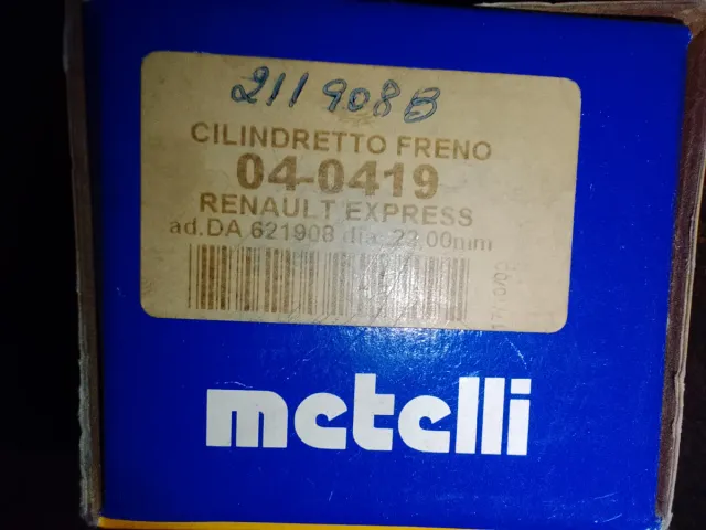 Cilindro Freno Renault Expres, filtro aire Renault