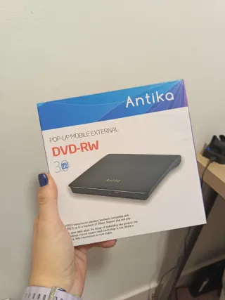 Grabadora DVD Externa Antika USB 3.0