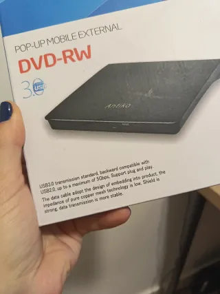 Grabadora DVD Externa Antika USB 3.0